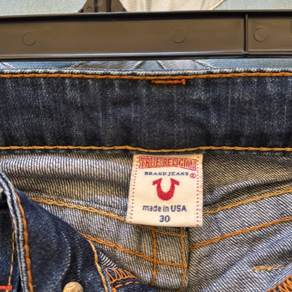 VTG Women's True Religion jeans SZ 30 Twisted Bellbottom Style - Picture 6 of 11